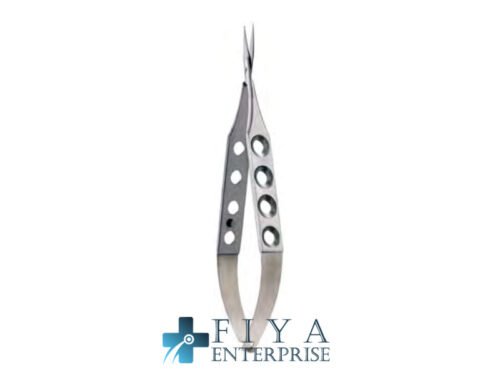 Yasargil Micro Scissors, Curved, high quality medical grade stainless steel micro scissors, Fiya Surgical 04.0541