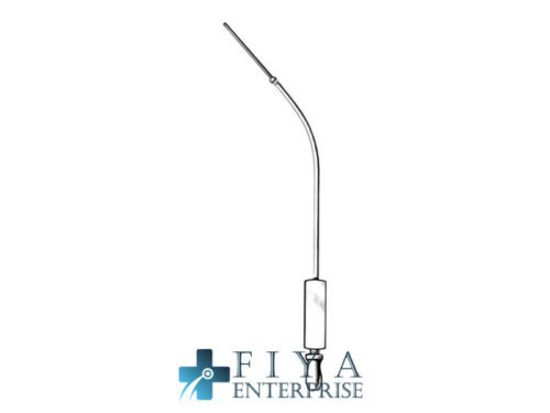 Zoellner Suction Tube Complete, with Luer Cone, Complete with, stainless steel surgical instrument, Fiya Surgical 29.6361